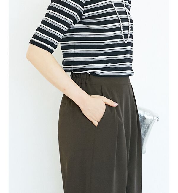  「《手洗い可能》フルダルダブルタックワイドパンツ」|その他|