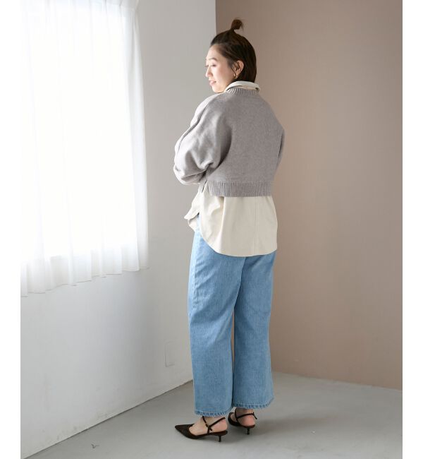  「3WAYレイヤードクルーニット」|ニット・セーター|