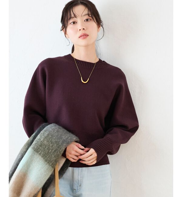  「3WAYレイヤードクルーニット」|ニット・セーター|