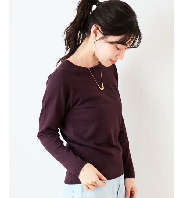  「3WAYレイヤードクルーニット」|ニット・セーター|