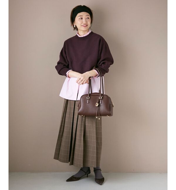  「3WAYレイヤードクルーニット」|ニット・セーター|