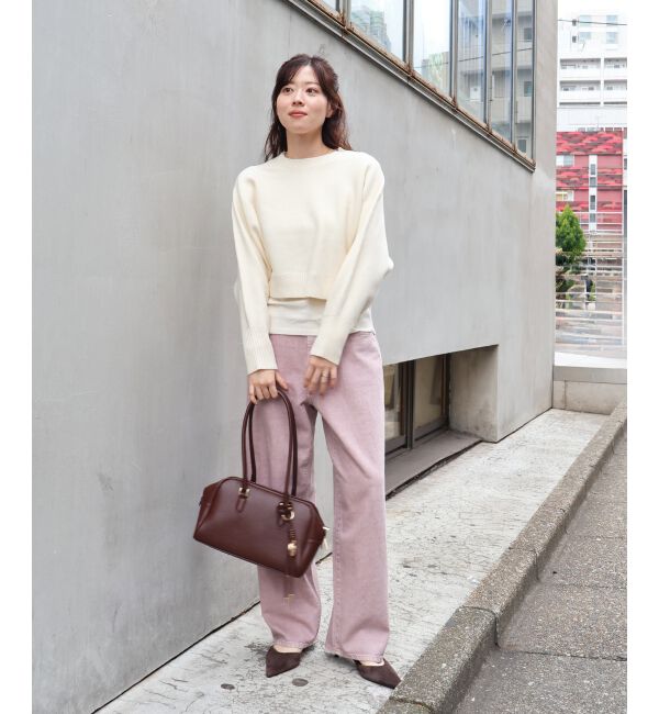  「3WAYレイヤードクルーニット」|ニット・セーター|