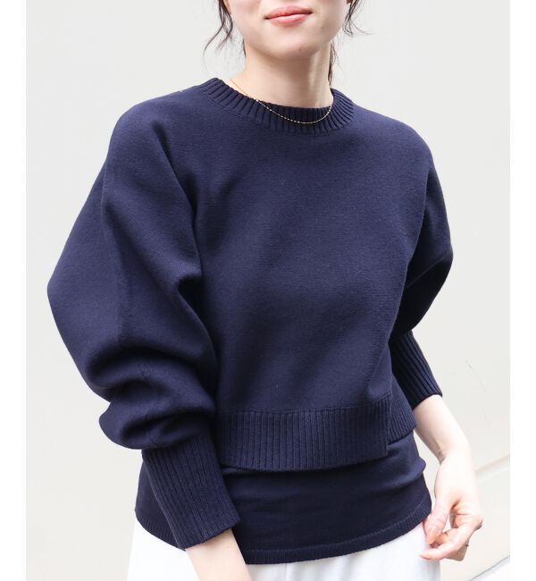  「3WAYレイヤードクルーニット」|ニット・セーター|