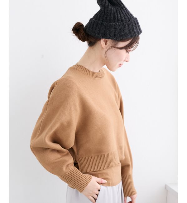  「3WAYレイヤードクルーニット」|ニット・セーター|