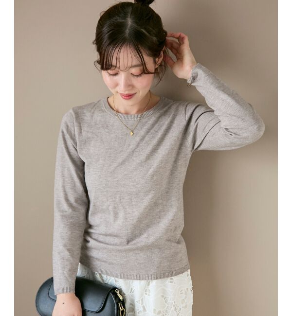  「3WAYレイヤードクルーニット」|ニット・セーター|