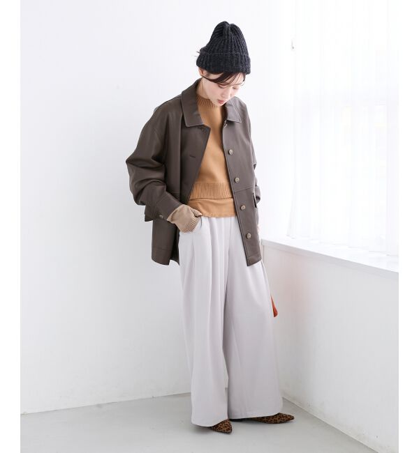  「3WAYレイヤードクルーニット」|ニット・セーター|