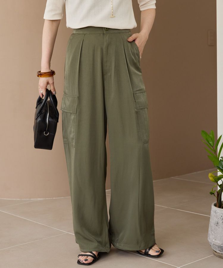 AMERICAN HOLIC「サテンカーゴパンツ」|その他|