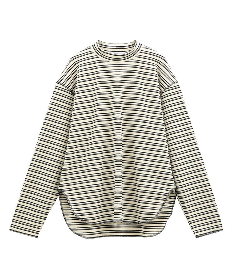 Green Parks「なめらかタッチマルチボーダープルオーバー」|Tシャツ・カットソー|