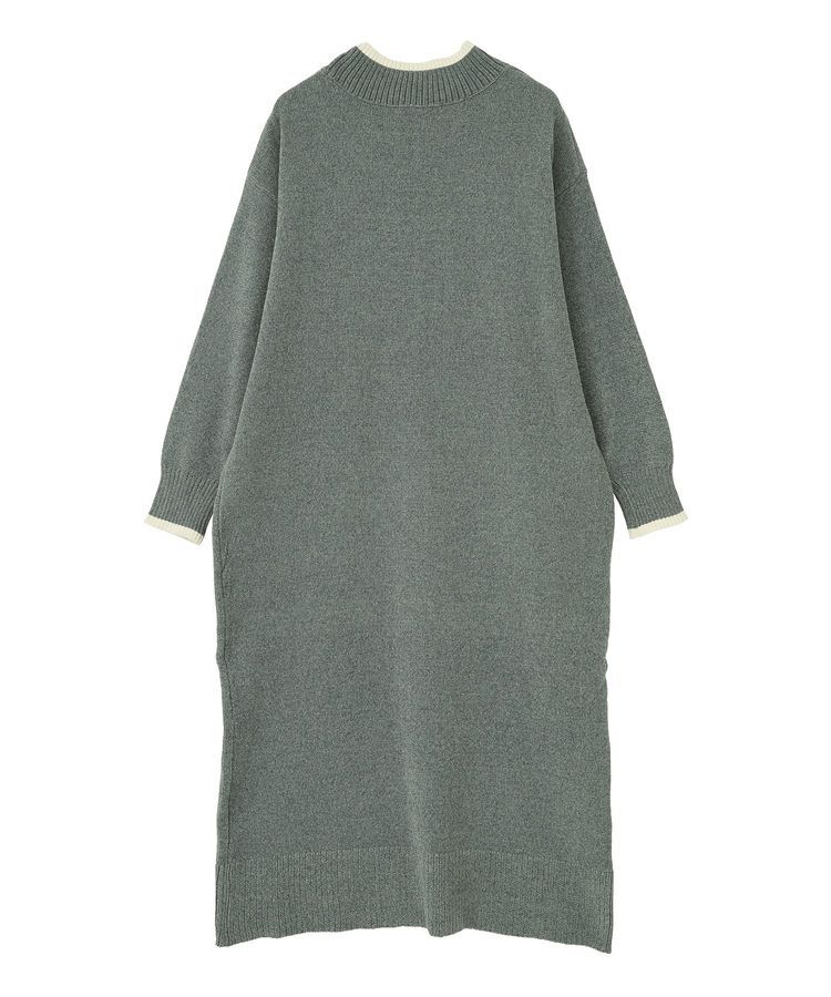 Green Parks「配色リラックスモールニットワンピース」|ワンピース|