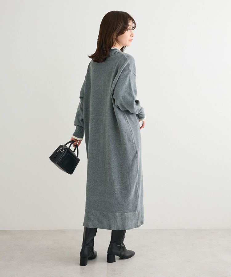 Green Parks「配色リラックスモールニットワンピース」|ワンピース|