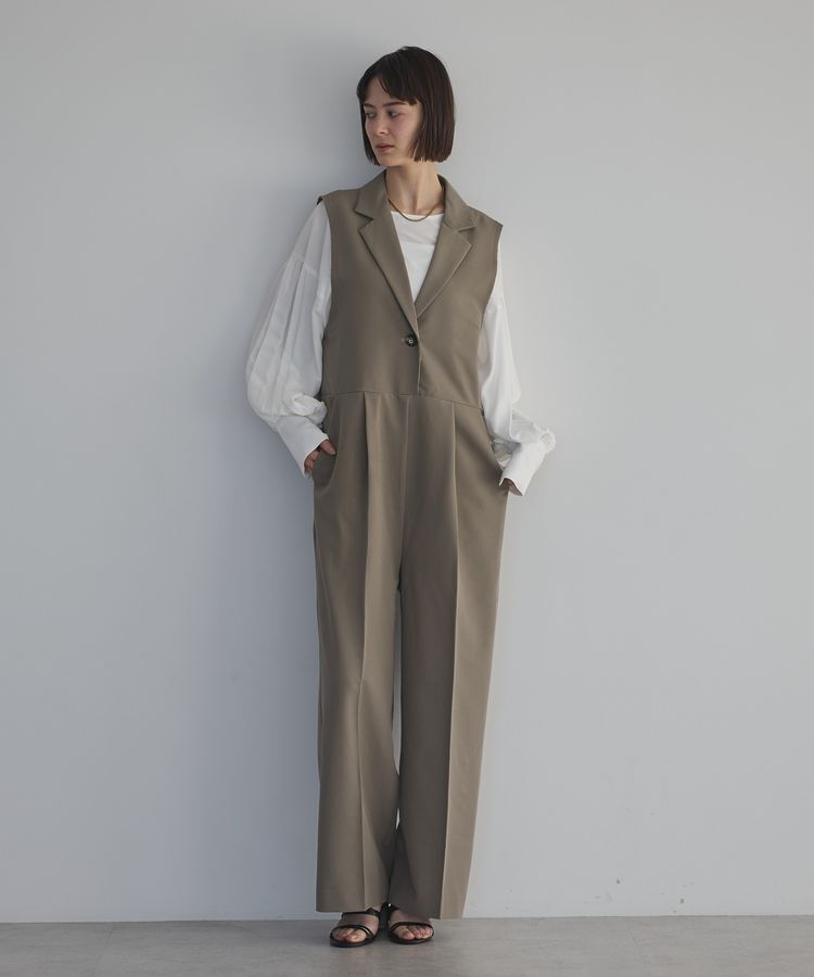 GARAGE OF GOOD CLOTHING「テーラードオールインワン」|オールインワン|Light Khaki