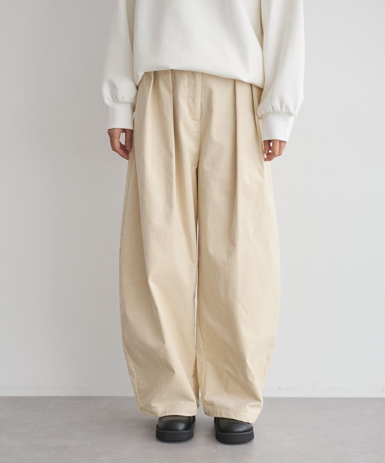 GARAGE OF GOOD CLOTHING「コーデュロイワイドバレルパンツ」|その他|Ivory