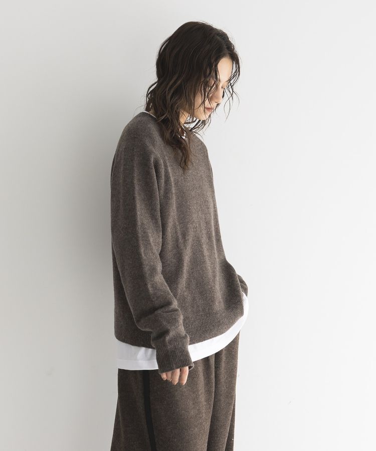 GARAGE OF GOOD CLOTHING「【日本製】カシミア混クループルオーバー」|ニット・セーター|