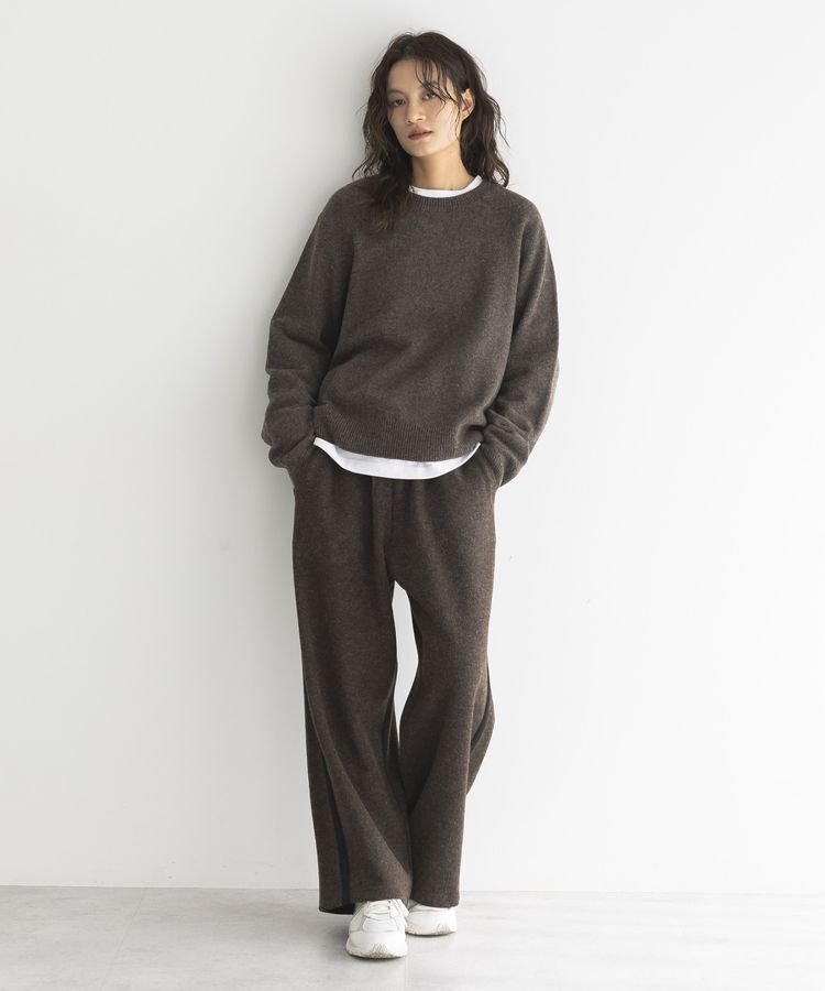 GARAGE OF GOOD CLOTHING「【日本製】カシミア混クループルオーバー」|ニット・セーター|