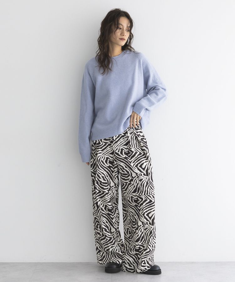 GARAGE OF GOOD CLOTHING「【日本製】カシミア混クループルオーバー」|ニット・セーター|