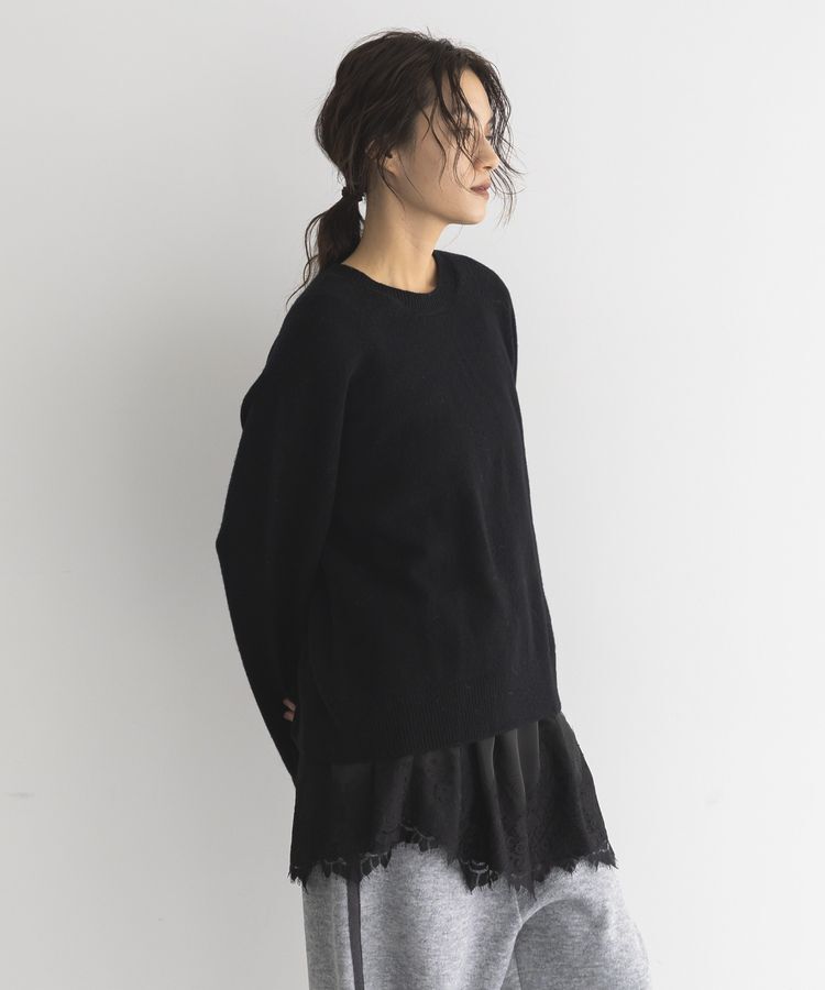 GARAGE OF GOOD CLOTHING「【日本製】カシミア混クループルオーバー」|ニット・セーター|