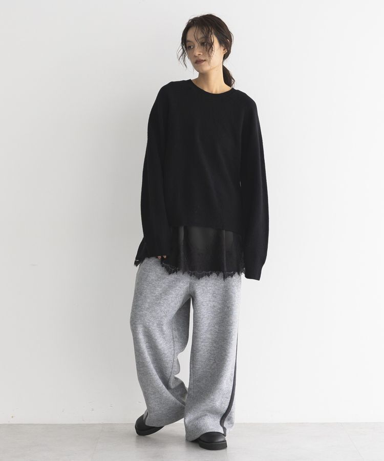 GARAGE OF GOOD CLOTHING「【日本製】カシミア混クループルオーバー」|ニット・セーター|