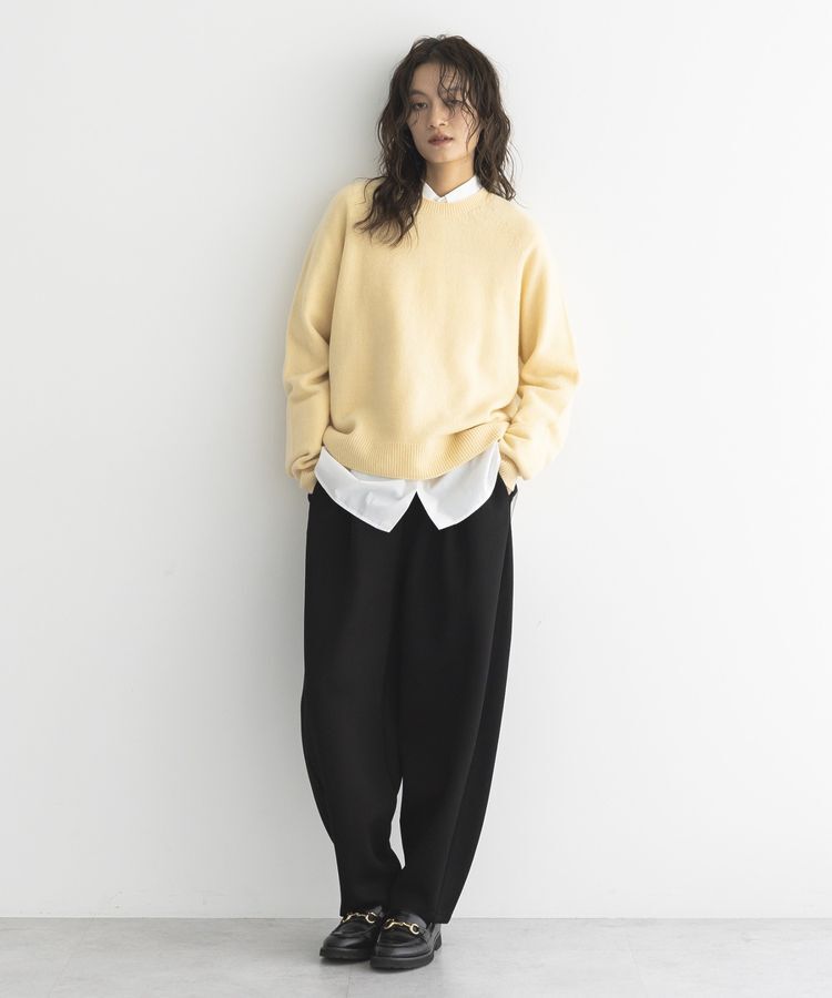 GARAGE OF GOOD CLOTHING「【日本製】カシミア混クループルオーバー」|ニット・セーター|