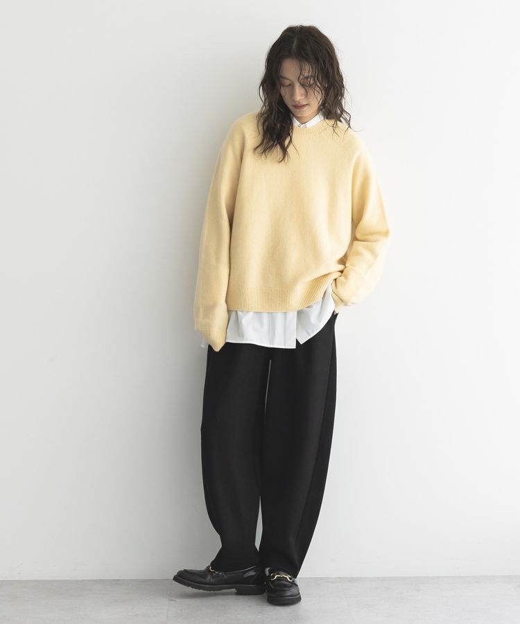 GARAGE OF GOOD CLOTHING「【日本製】カシミア混クループルオーバー」|ニット・セーター|