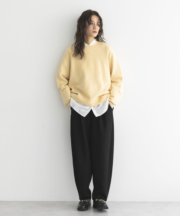 GARAGE OF GOOD CLOTHING「【日本製】カシミア混クループルオーバー」|ニット・セーター|