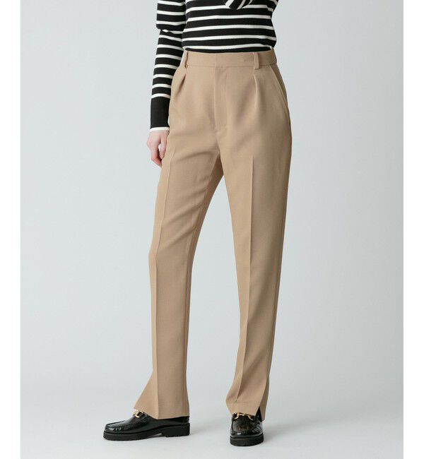 allureville「サイドスリットテーパードパンツ」|その他|