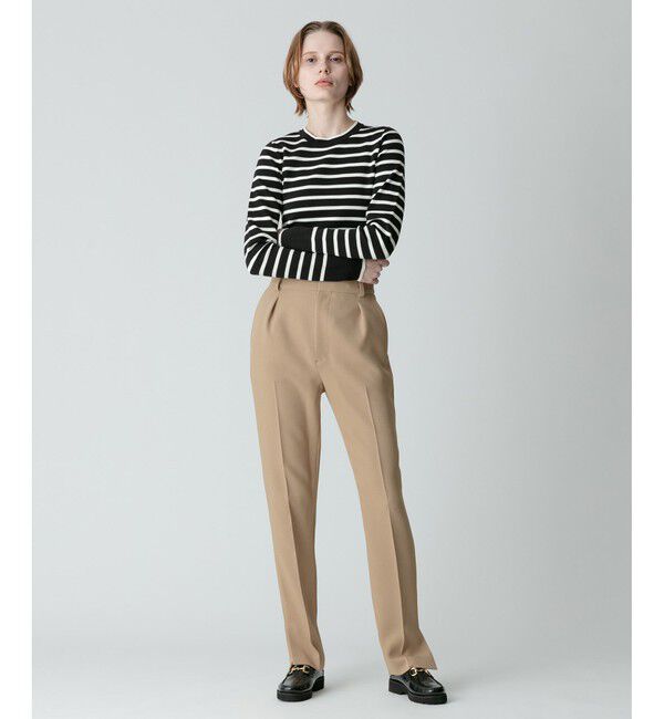 allureville「サイドスリットテーパードパンツ」|その他|