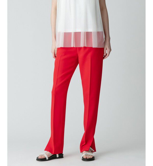 allureville「サイドスリットテーパードパンツ」|その他|