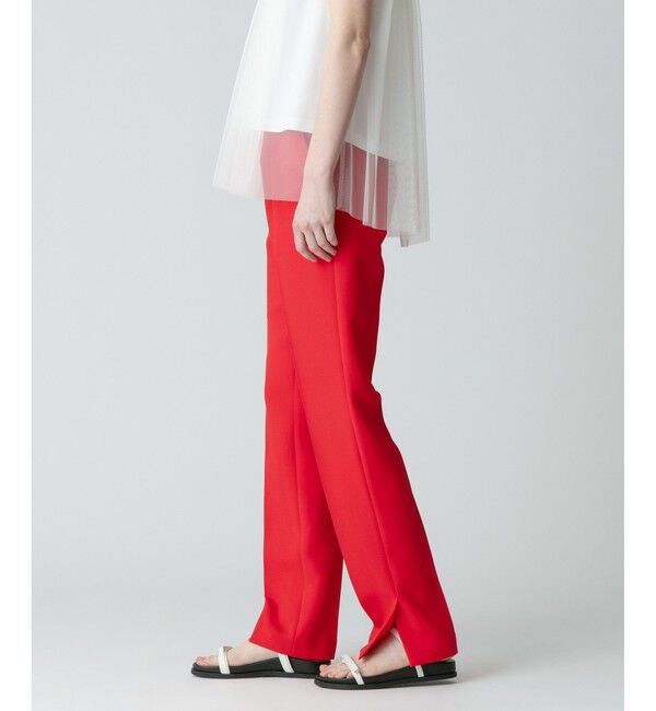 allureville「サイドスリットテーパードパンツ」|その他|