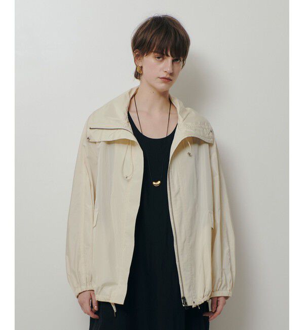 allureville「メモリータフタスタンドカラーブルゾン」|ブルゾン・スタジャン|