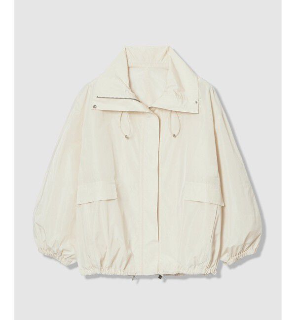 allureville「メモリータフタスタンドカラーブルゾン」|ブルゾン・スタジャン|