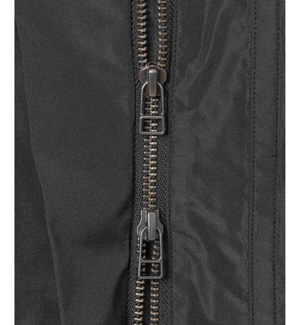 allureville「メモリータフタスタンドカラーブルゾン」|ブルゾン・スタジャン|