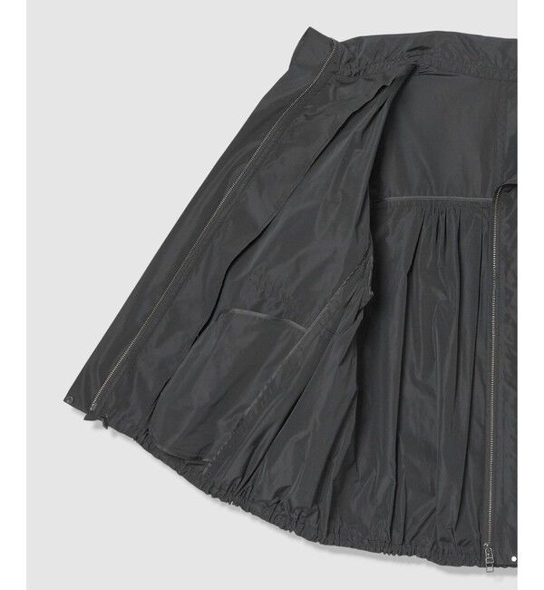 allureville「メモリータフタスタンドカラーブルゾン」|ブルゾン・スタジャン|