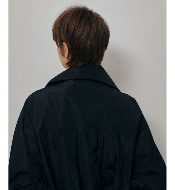 allureville「メモリータフタスタンドカラーブルゾン」|ブルゾン・スタジャン|