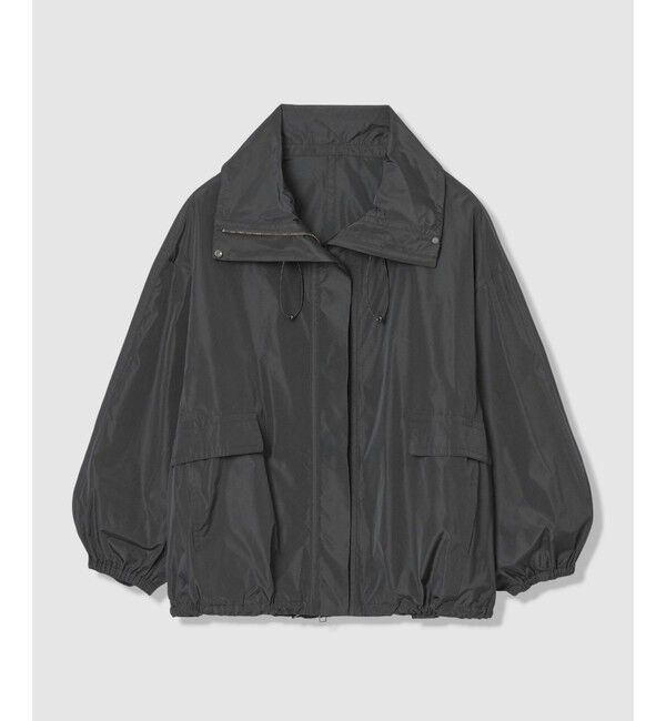 allureville「メモリータフタスタンドカラーブルゾン」|ブルゾン・スタジャン|