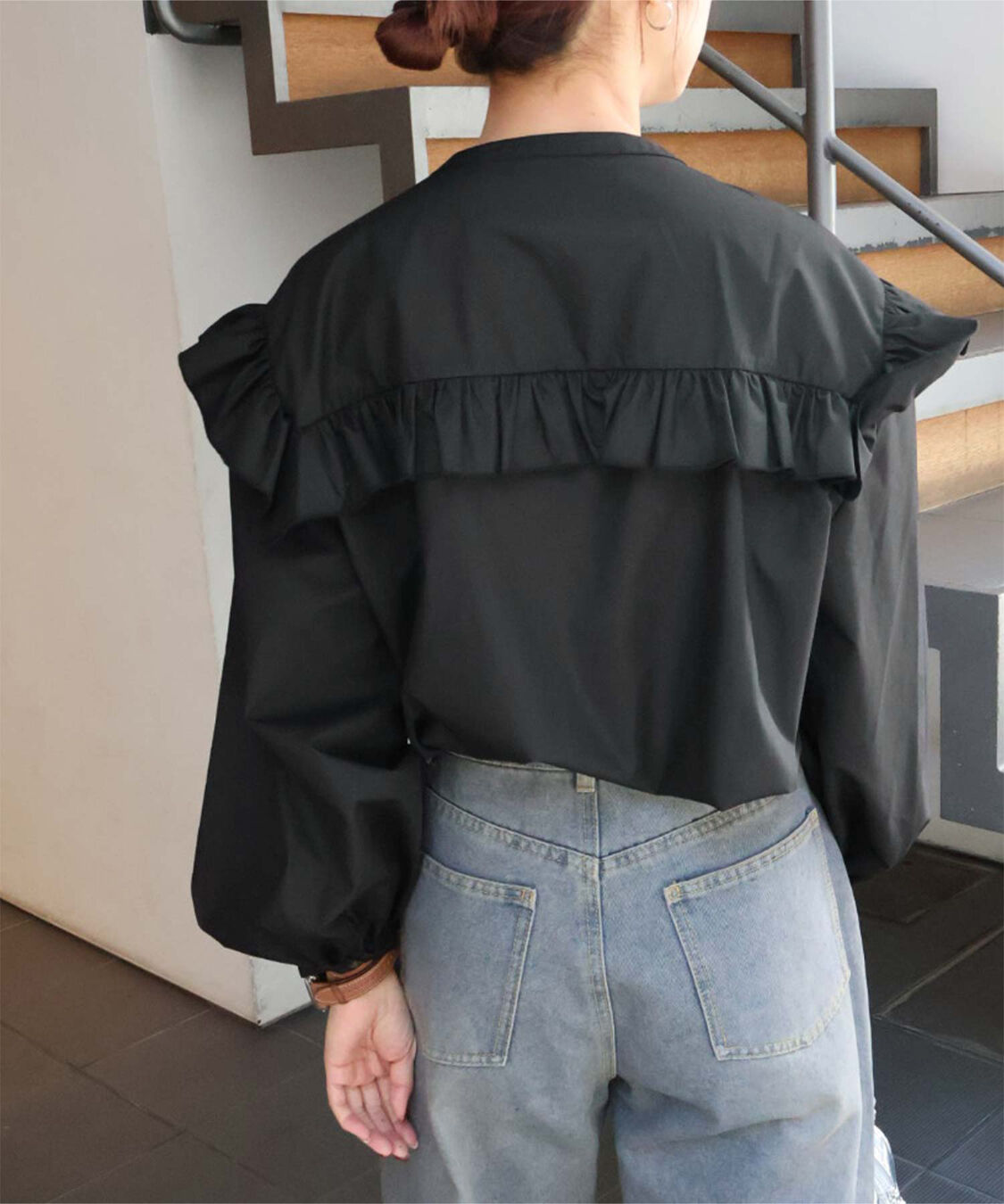 titivate「ボリュームスリーブフリルブラウス」|シャツ・ブラウス|