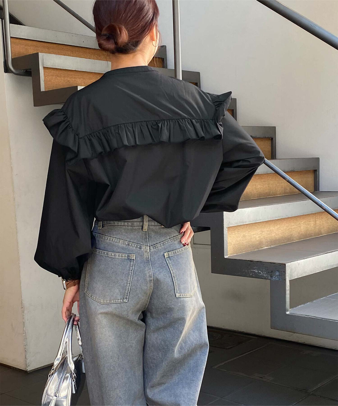 titivate「ボリュームスリーブフリルブラウス」|シャツ・ブラウス|