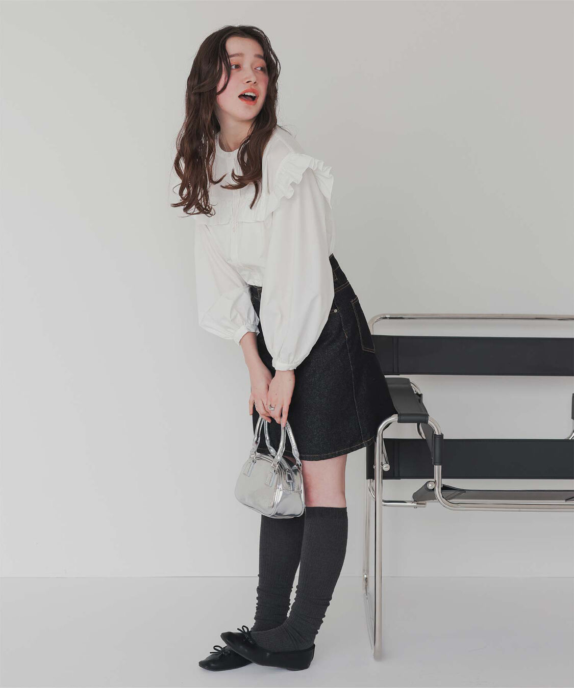 titivate「ボリュームスリーブフリルブラウス」|シャツ・ブラウス|