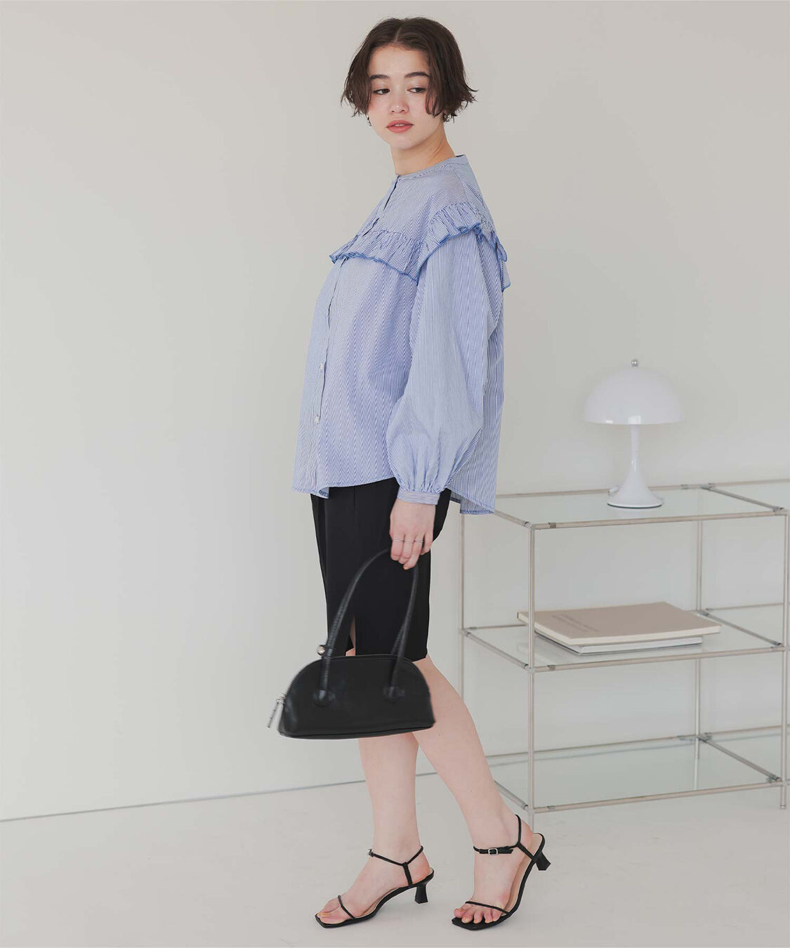 titivate「ボリュームスリーブフリルブラウス」|シャツ・ブラウス|