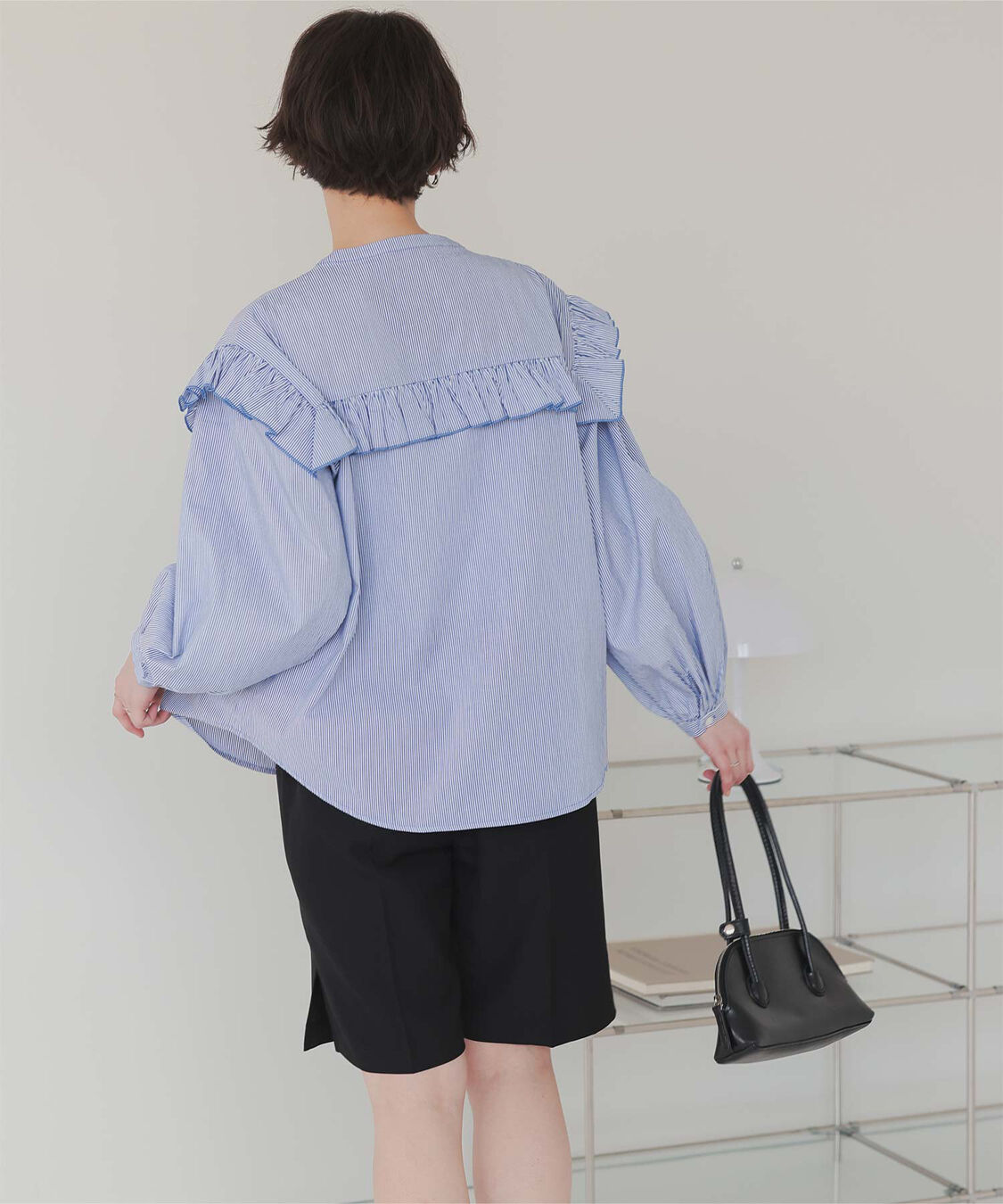 titivate「ボリュームスリーブフリルブラウス」|シャツ・ブラウス|