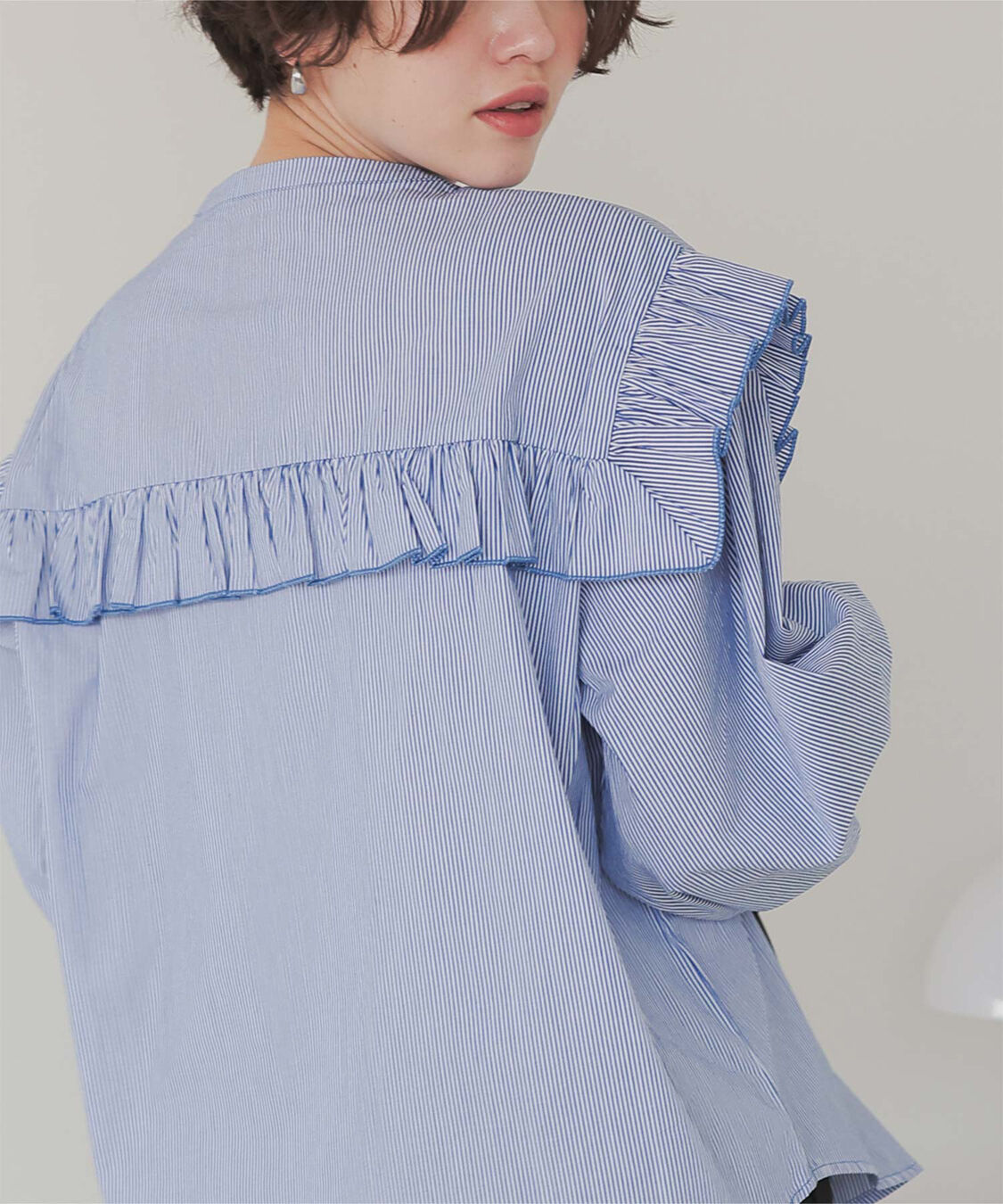 titivate「ボリュームスリーブフリルブラウス」|シャツ・ブラウス|