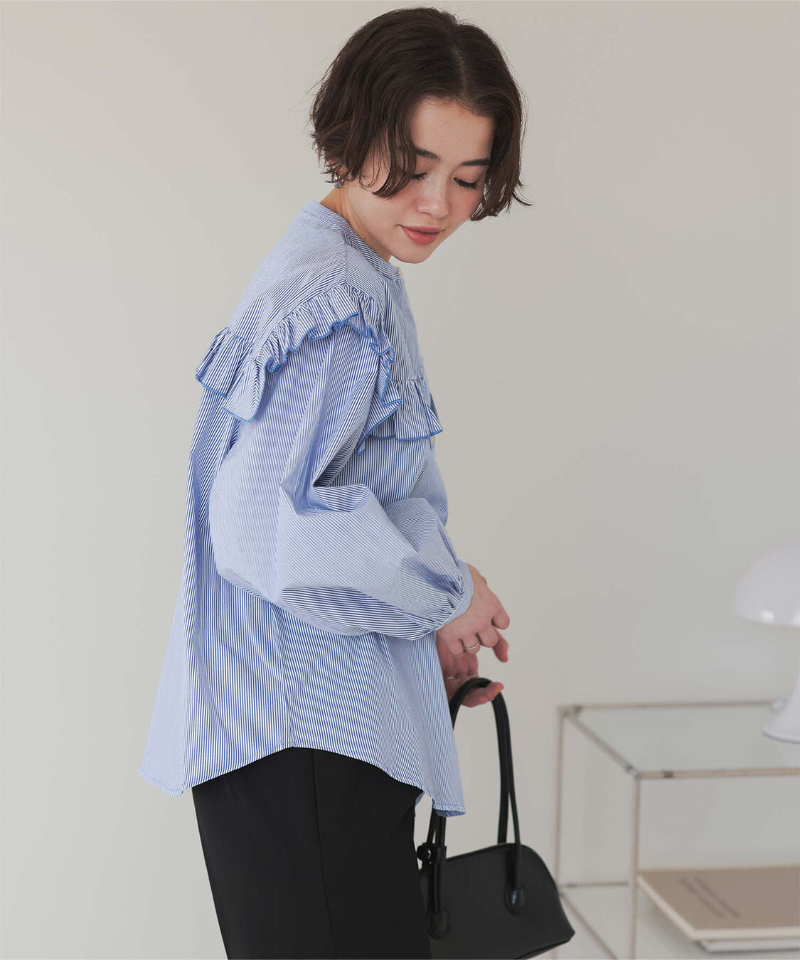 titivate「ボリュームスリーブフリルブラウス」|シャツ・ブラウス|