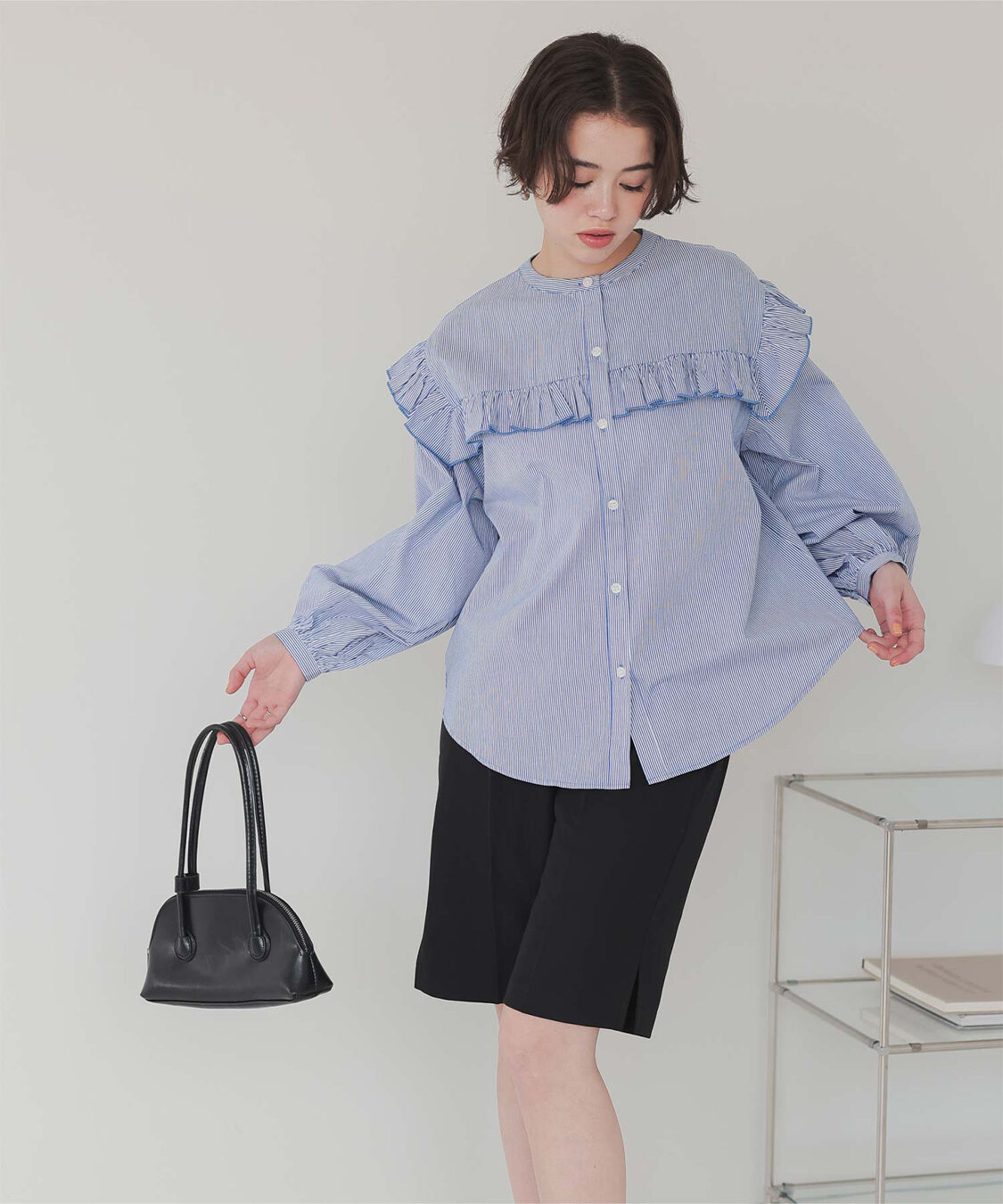 titivate「ボリュームスリーブフリルブラウス」|シャツ・ブラウス|