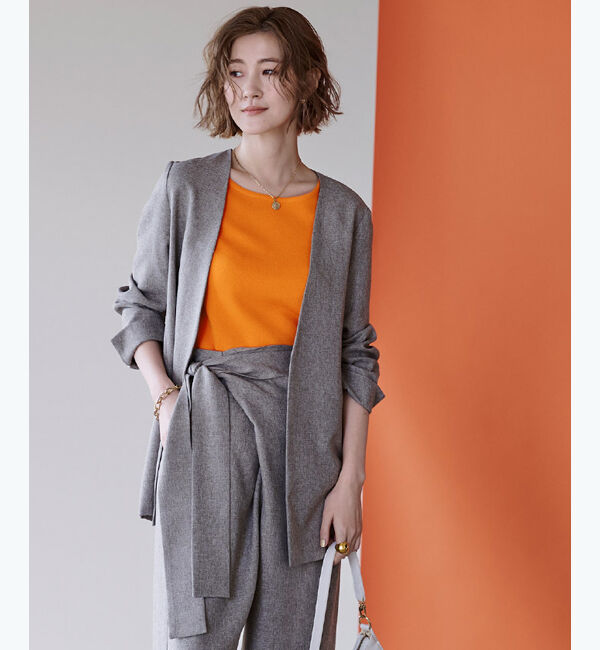 ur's「サマーニットオープンネックニットトップス」|ニット・セーター|