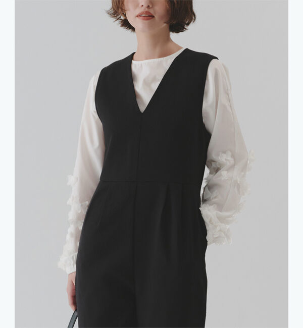 titivate「チュールフラワーブラウス」|シャツ・ブラウス|