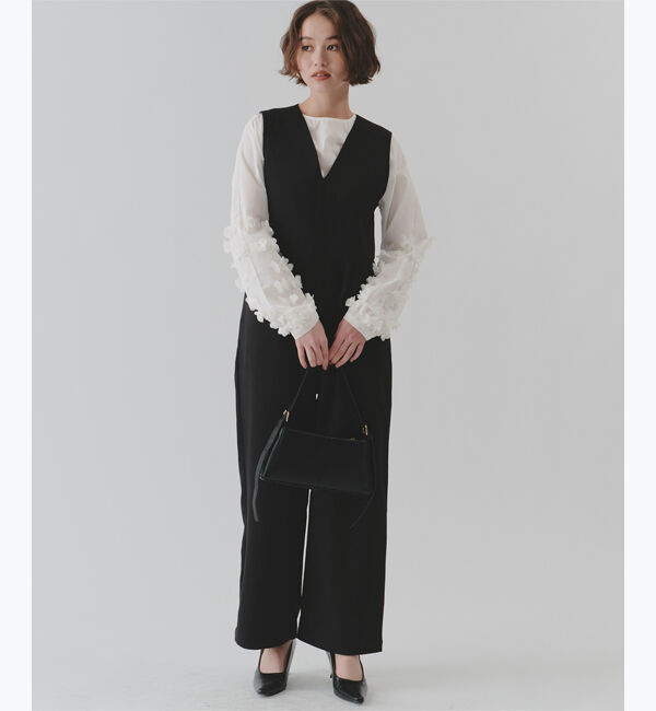 titivate「チュールフラワーブラウス」|シャツ・ブラウス|