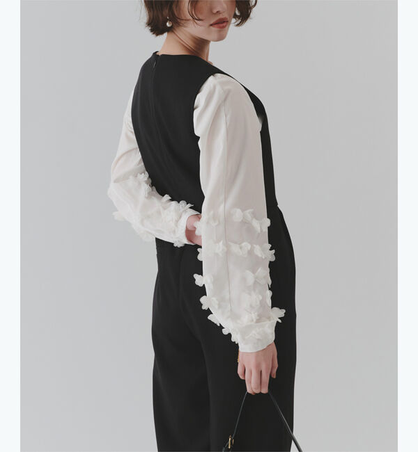 titivate「チュールフラワーブラウス」|シャツ・ブラウス|