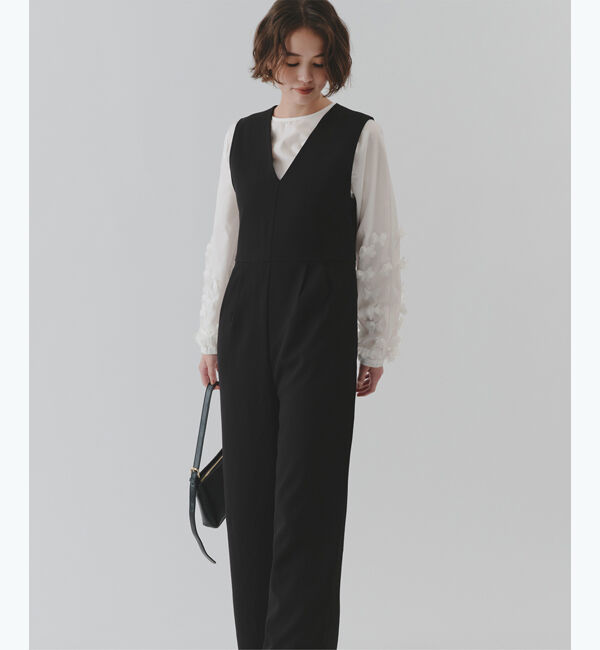 titivate「チュールフラワーブラウス」|シャツ・ブラウス|