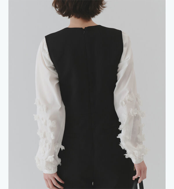 titivate「チュールフラワーブラウス」|シャツ・ブラウス|