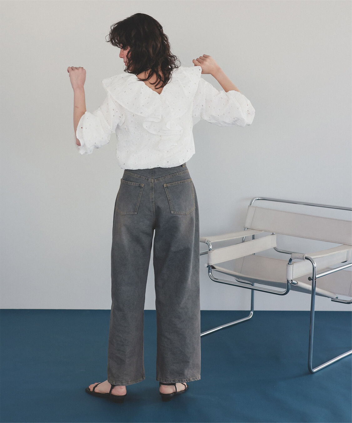 titivate「コットンレースフリルブラウス」|シャツ・ブラウス|