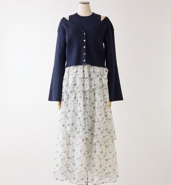  「カーデセットドッキングティアードワンピ」|ワンピース|